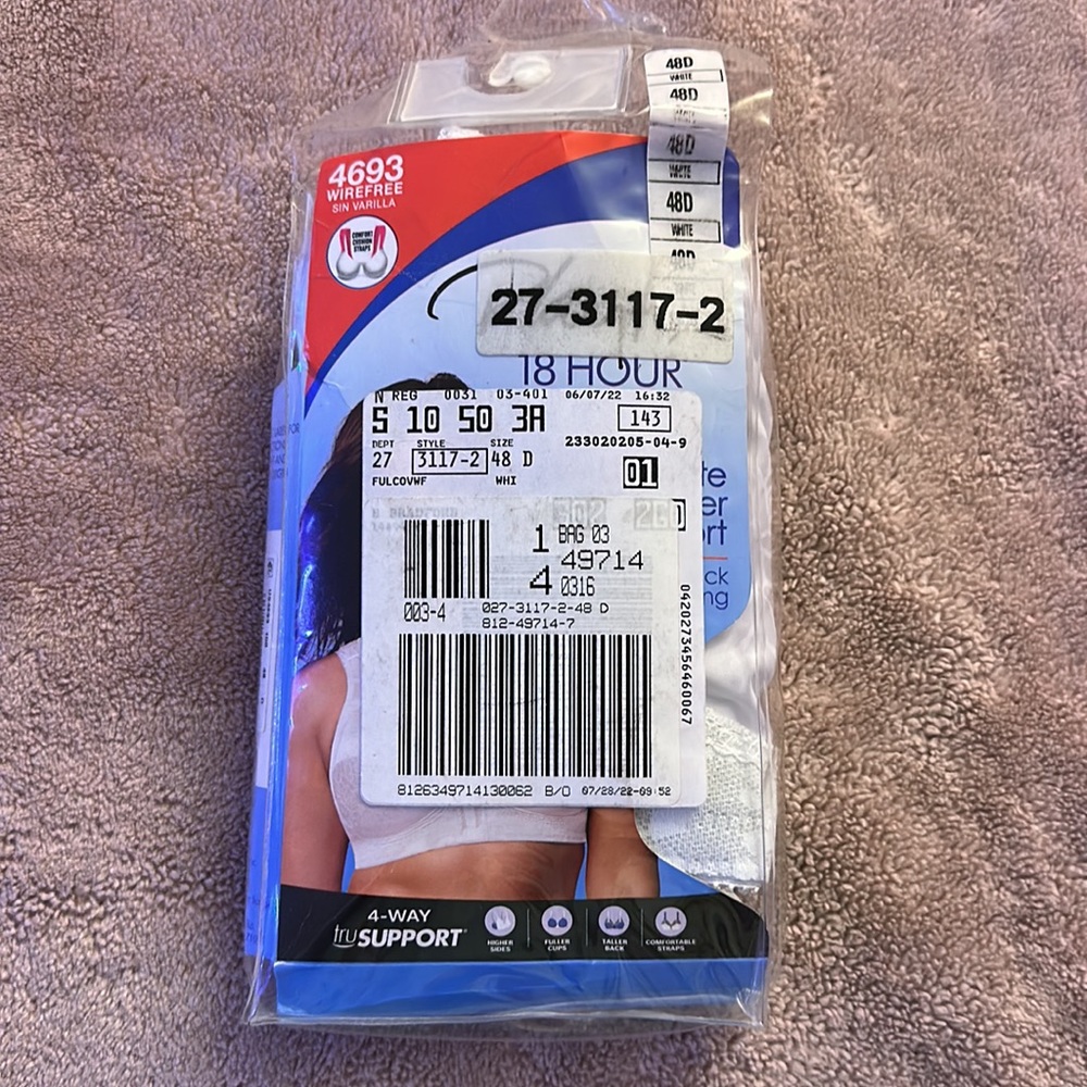 NWT Playtex 18 Hour Bra - Picture 3 of 7